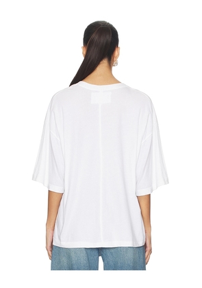 Free People x We The Free Perfect Oversized Tee In White in White. Size S. Also in XS, M, L.