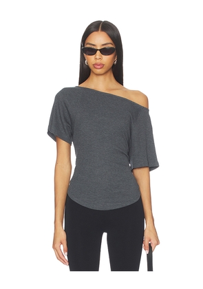 Free People X Lucy Off The Shoulder Tee in Black. Size XS. Also in S, M, L, XL.