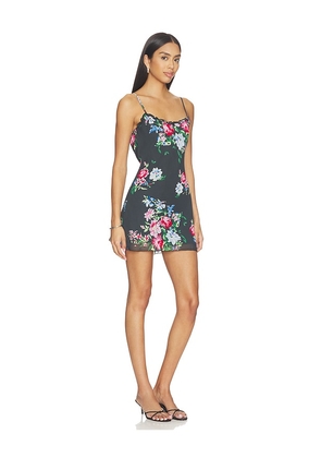 Frankies Bikinis Josie Chiffon Mini Dress in Black. Size S. Also in XXS, M, L.