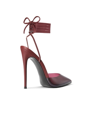 FEMME LA Luisa Lace Up Pump in Burgundy. Size 10. Also in 6, 5, 7, 8, 9.