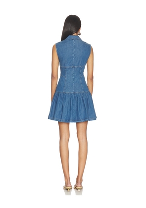 FRAME The Denim Day Dress in Blue. Size XS. Also in S, M.