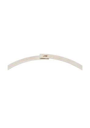 Jennifer Behr Elaine Collar in Green,Metallic Silver.