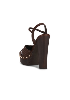 Jeffrey Campbell Vivacia Sandal in Chocolate. Size 6. Also in 10, 7, 7.5, 8, 8.5, 9, 9.5.