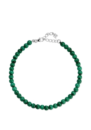 Mateo malachite bracelet - Silver