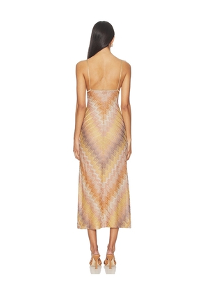 Missoni Sleeveless Long Dress in Brown. Size 40/4. Also in 42/6.