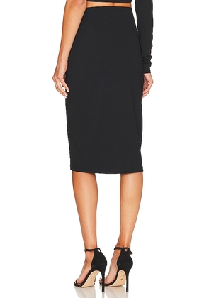 Susana Monaco Slim Midi Skirt in Black. Size M. Also in XS, S.