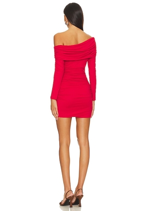 Susana Monaco Gathered Off The Shoulder Dress in Red. Size S. Also in XS.