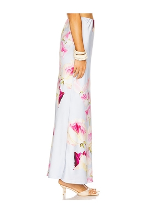 Runaway The Label Verity Maxi Skirt in Baby Blue. Size M. Also in L, XL.