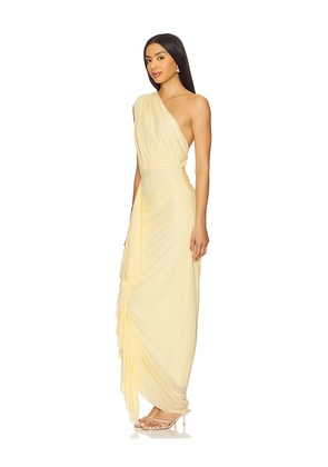 superdown Juliet Midi Dress in Lemon. Size M. Also in XXS, XS, S, L.