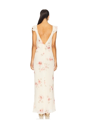 Stone Cold Fox x REVOLVE Miley Maxi Dress in Cream. Size M. Also in L.