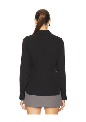 Theory Classic Fitted Shirt in Black. Size M. Also in S, XS.