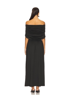 SNDYS Madrid Maxi Dress in Black. Size XS. Also in S.
