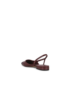 RAYE Dorit Flat in Burgundy. Size 6. Also in 9.