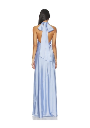 Show Me Your Mumu Lisa Maxi Dress in Baby Blue. Size M. Also in XS, S, L.