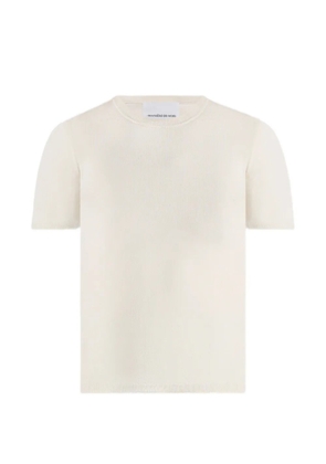 Manière De Voir Ellis knitted T-shirt - Neutrals