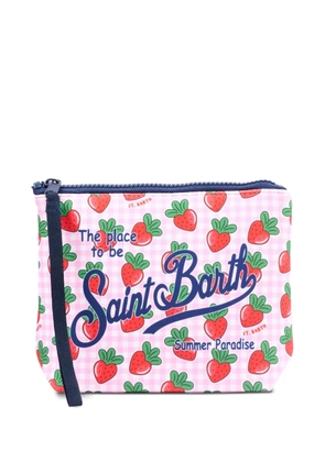 MC2 Saint Barth Kids strawberry graphic pochette - Pink