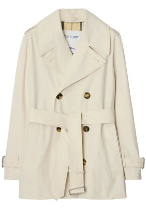 Burberry double breasted trench coat - Neutrals