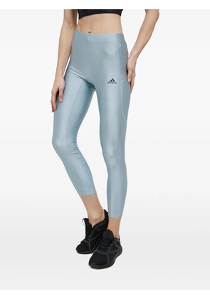 adidas logo-detail leggings - Blue