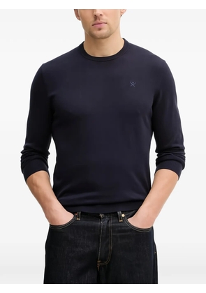 Hackett crew-neck long-sleeve T-shirt - Blue