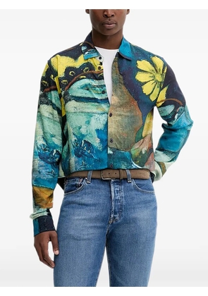 Desigual floral-print shirt - Blue