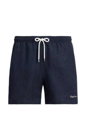 Ralph Lauren Purple Label Amalfi linen swim shorts - Blue