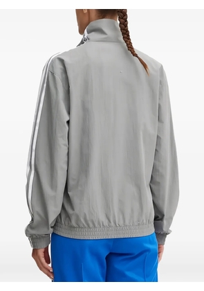 adidas striped zip jacket - Grey