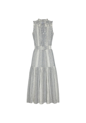 Rails Alessi shirred-waist maxi dress - Blue