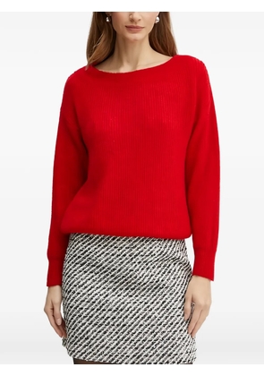 Morgan boat-neck jumper - Red