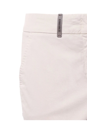 Peserico embellished trousers - Neutrals