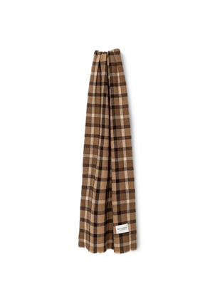 Marc O'Polo checked scarf - Brown