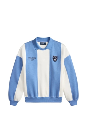 Polo Ralph Lauren striped panelled polo top - Blue