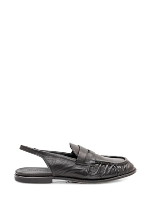 ducanero penny-strap leather pumps - Black