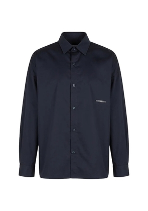 Société Anonyme buttoned oversized shirt - Blue