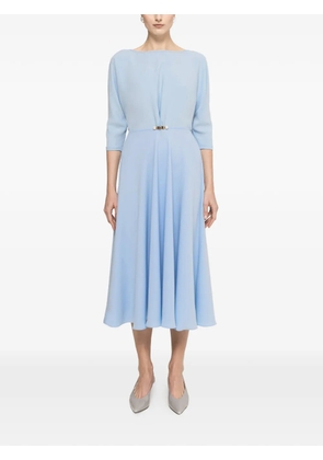 NISSA pearl detail dress - Blue