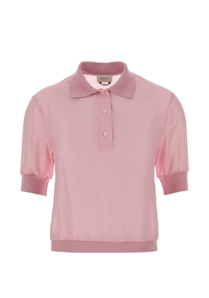 Jacob Cohën fine-knit polo shirt - Pink