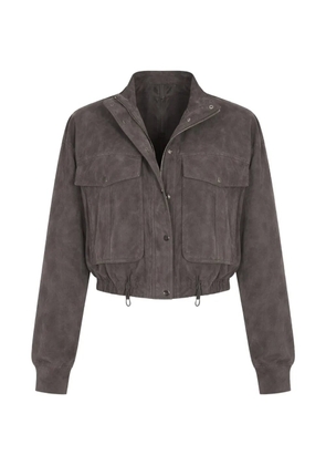 The Mannei pocket cropped jacket - Brown