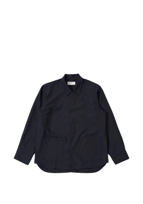 Universal Works Travail pocket cotton overshirt - Blue