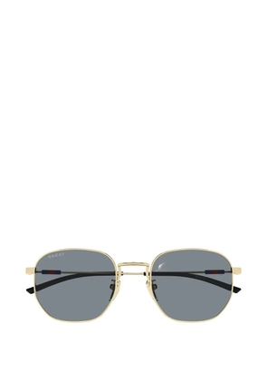Gucci Eyewear round-frame sunglasses - Gold