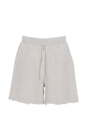 Golden Goose drawstring frayed shorts - Grey