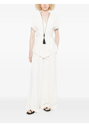 PHILIA LOFT pleated pants - Neutrals