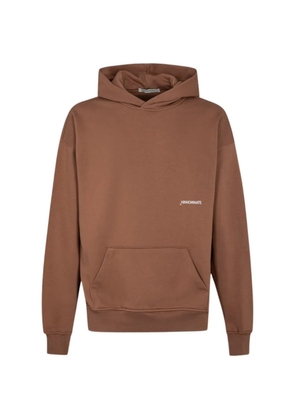HINNOMINATE hooded long-sleeve sweater - Brown