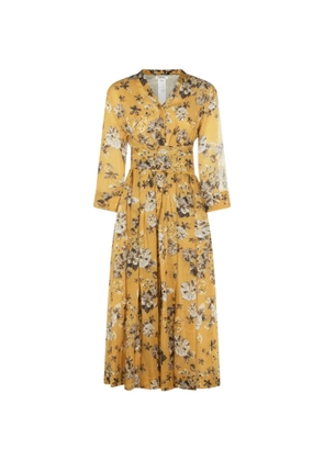 'S Max Mara floral midi dress - Yellow