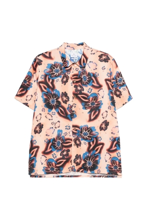 Paul Smith floral-print shirt - Orange