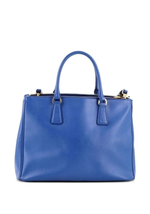 Prada Pre-Owned Double Zip Lux Saffiano Leather Medium tote bag - Blue