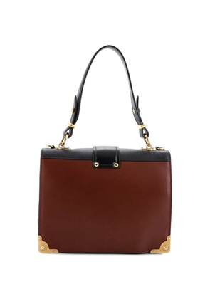 Prada Pre-Owned Animalier Cahier Convertible Shoulder Bag Leather Medium satchel - Red