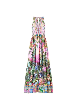 Camilla patterned maxi dress - Pink