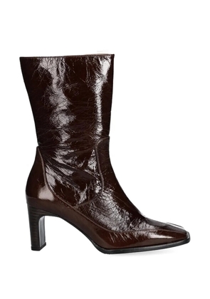 BILLI BI square-toe boots - Brown