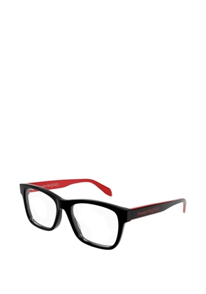 Alexander McQueen square full-rim eyeglasses - Black