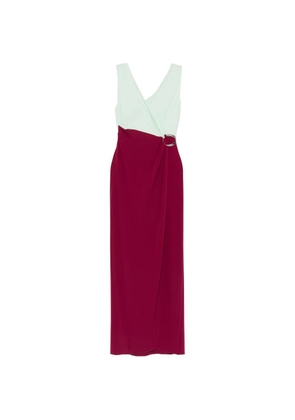 Patrizia Pepe color-block maxi dress - Red