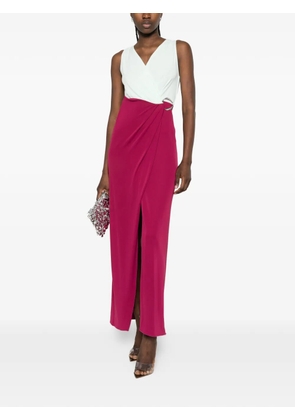 Patrizia Pepe color-block maxi dress - Red